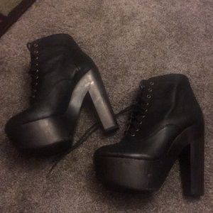 Black booties
